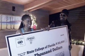 $50,000 scholarship winner Zaire Holmes