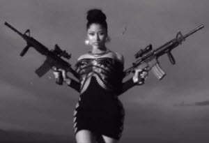 Fake gangsta creation Nicki Minaj wants you believe she is some kind of militant revolutionary.