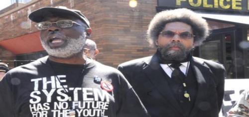 Carl Dix and Cornel West organize against mass incarceration.
