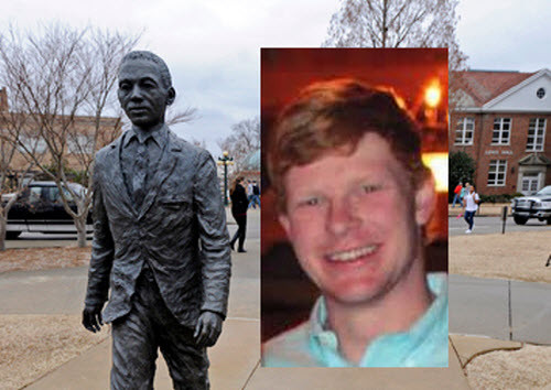 Graeme Harris, former Ole Miss student charged with desecration of James Meredith statue. (Courtesy: Facebook)