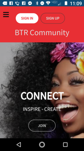 BTR Community Splash Screen